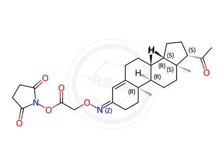 Chemical structure of Progesterone Impurity 59