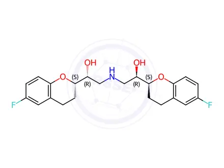 Chemical structure of Nebivolol Impurity 2