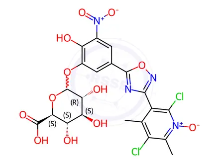 Chemical structure of Opicapone Impurity 65