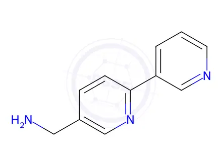 Chemical structure of {[2,3'-bipyridine]-5-yl}methanamine dihydrochloride