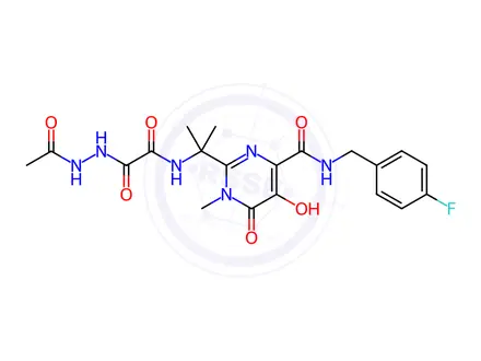 Chemical structure of Raltegravir EP Impurity C