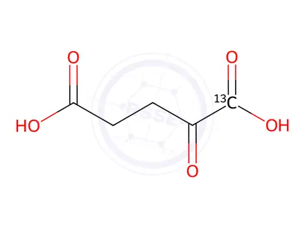 Chemical structure of Ketoglutaric Acid Impurity 3 Monomer-13C1