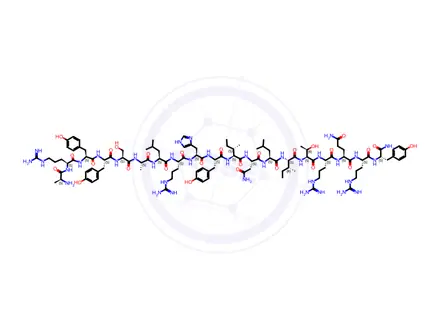 Chemical structure of Neuropeptide Y (18-36)