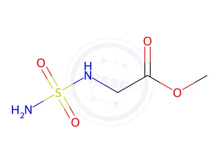 Chemical structure of Glycine, N-(aminosulfonyl)-, methyl ester (9CI)