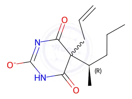 Chemical structure of Secobarbital Impurity 8 Sodium Salt ((R)-Secobarbital Sodium Salt)
