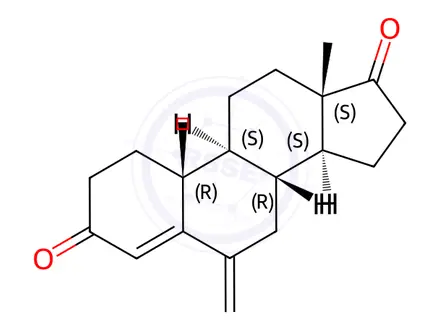 Chemical structure of Exemestane Impurity 15 (Exemestane EP Impurity E)