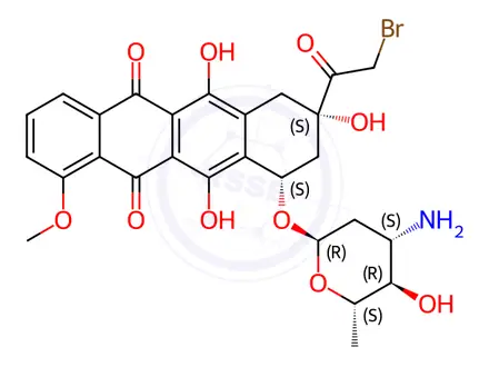 Chemical structure of Epirubicin Impurity 11