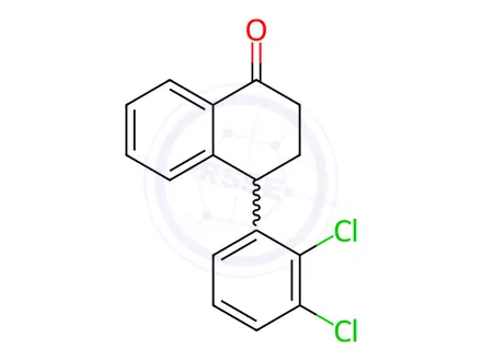 Chemical structure of Sertraline Impurity 12