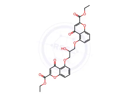 Chemical structure of Sodium cromoglicate EP Impurity B
