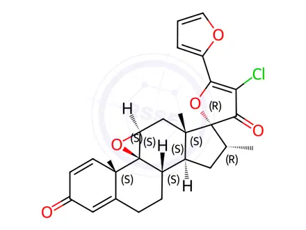Chemical structure of Mometasone Furoate Impurity 28