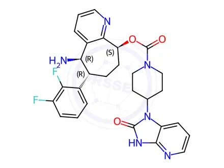 Chemical structure of Rimegepant Impurity 4