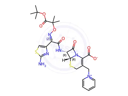 Chemical structure of Ceftazidime Impurity E