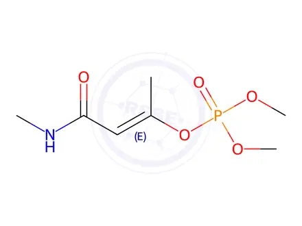 Chemical structure of Monocrotophos
