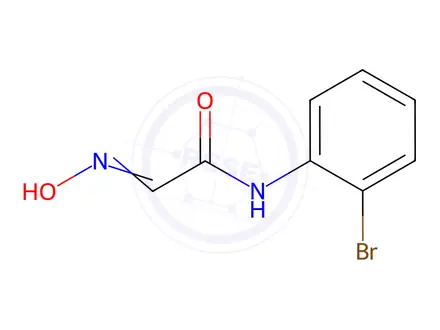 Chemical structure of (Z)-N-(2-bromophenyl)-2-(hydroxyimino)acetamide