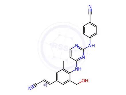 Chemical structure of Rilpivirine Impurity 19