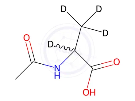 Chemical structure of N-Acetyl-L-alanine-2,3,3,3-[D4]
