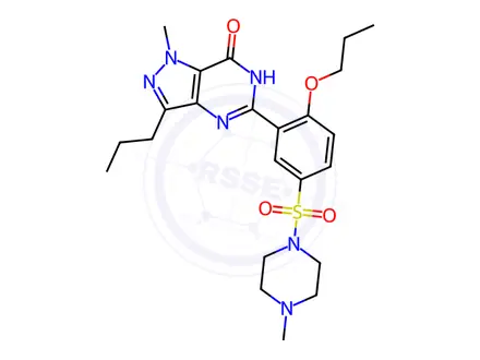 Chemical structure of Sildenafil Impurity 23