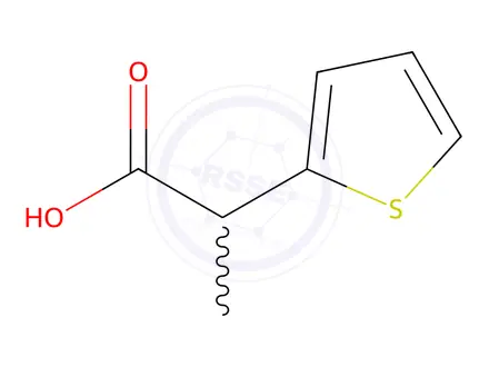 Chemical structure of Tiaprofenic Acid Impurity 5 (Tiaprofenic Acid EP Impurity E)