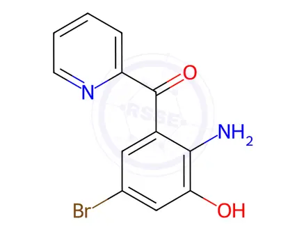Chemical structure of Bromazepam Impurity 12