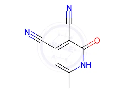 Chemical structure of 6-Methyl-2-oxo-1,2-dihydropyridine-3,4-dicarbonitrile