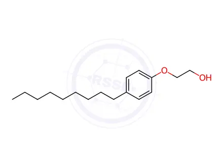 Chemical structure of POEnonylphenol(NPEO,n=18)