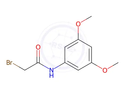 Chemical structure of 2-Bromo-N-(3,5-dimethoxyphenyl)acetamide