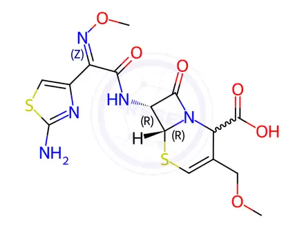 Chemical structure of Cefpodoxime Proxetil Impurity 17