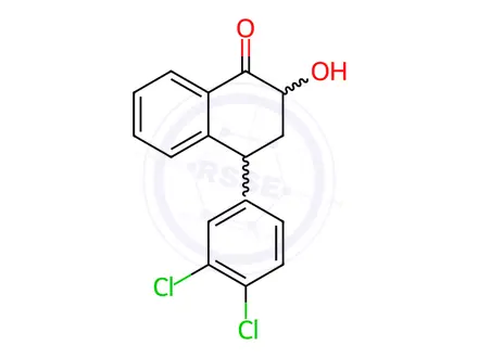 Chemical structure of Sertraline Hydrochloride Impurity 38