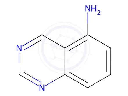Chemical structure of 5-Aminoquinazoline