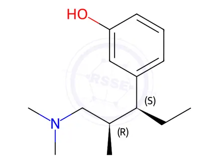 Chemical structure of (1S,2R)-Tapentadol Hydrochloride