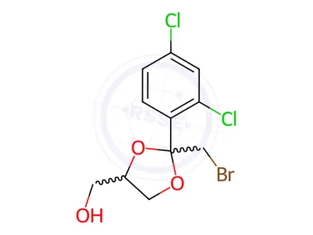 Chemical structure of Itraconazole Impurity 4