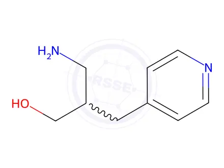 Chemical structure of 3-Amino-2-(pyridin-4-ylmethyl)propan-1-ol