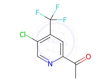 Chemical structure of 1-[5-Chloro-4-(trifluoromethyl)-2-pyridinyl]ethanone