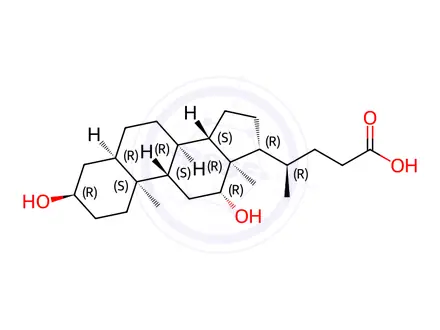 Chemical structure of Deoxycholic acid Impurity 6