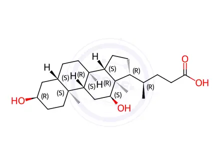 Chemical structure of Allocholic Acid Impurity 1