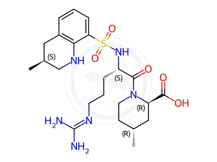 Chemical structure of Argatroban impurity 51