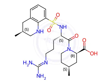 Chemical structure of Argatroban Impurity 161