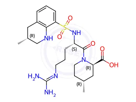 Chemical structure of Argatroban impurity 50