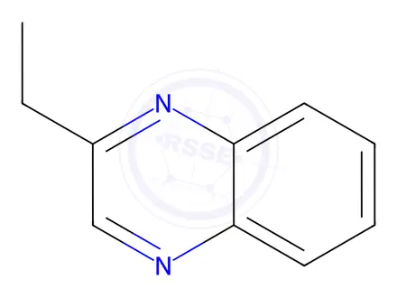 Chemical structure of Quinoxaline, 2-ethyl-