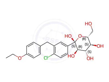 Chemical structure of Dapagliflozin Impurity 47