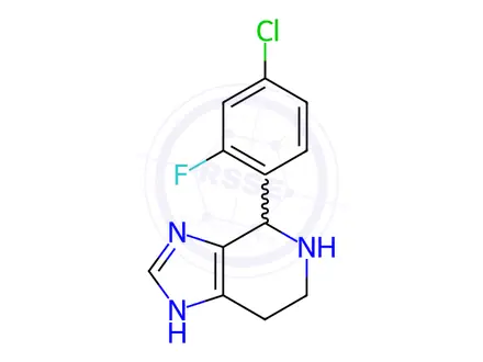 Chemical structure of 4-(4-Chloro-2-fluorophenyl)-3h,4h,5h,6h,7h-imidazo[4,5-c]pyridine