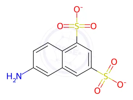 Chemical structure of 6-Aminonaphthalene-1,3-Disulfonic Acid Disodium Salt