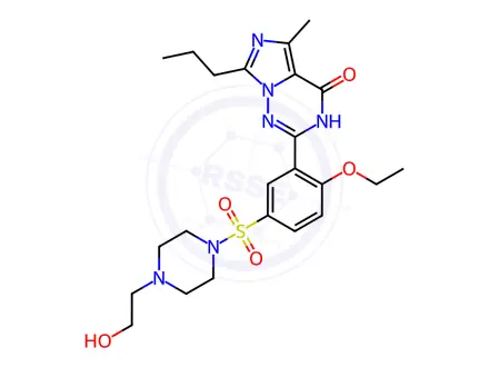Chemical structure of Hydroxy Vardenafil