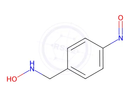 Chemical structure of Benzenemethanamine, N-hydroxy-4-nitroso-