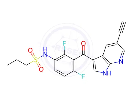 Chemical structure of Vemurafenib Impurity 140