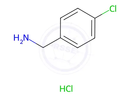 Chemical structure of (4-Chlorophenyl)methanamine hydrochloride