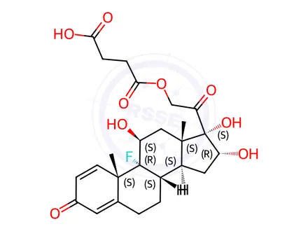 Chemical structure of Triamcinolone 21-succinate