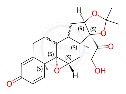 Chemical structure of Budesonide Impurity 41