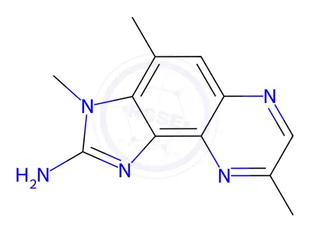 Chemical structure of 4,8-DiMeIQx