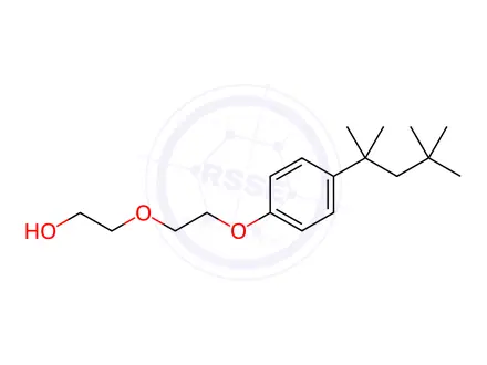Chemical structure of POE (3) tert-Octylphenyl ether